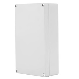 Water Resistant IP65 ABS Project Plastic Electrical Junction Box Outdoor Light Grey 200 x 120 x 56 mm