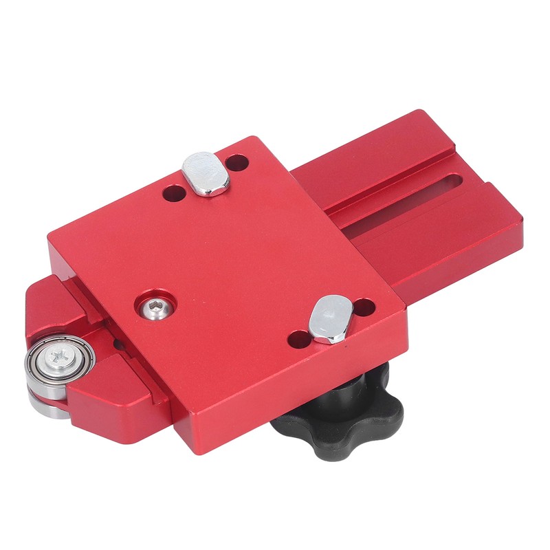 Table Saw Limit Fence Aluminum Alloy Red Retractable Adjustable Table