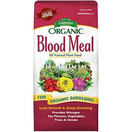 Espoma Organic Blood Meal Fertilizer 12-0-0 . All-Natural Plant Food Source of Nitrogen for Organic Gardening. For Flowers, Vegetables, Trees & Shrubs. 3 lb. Bag..