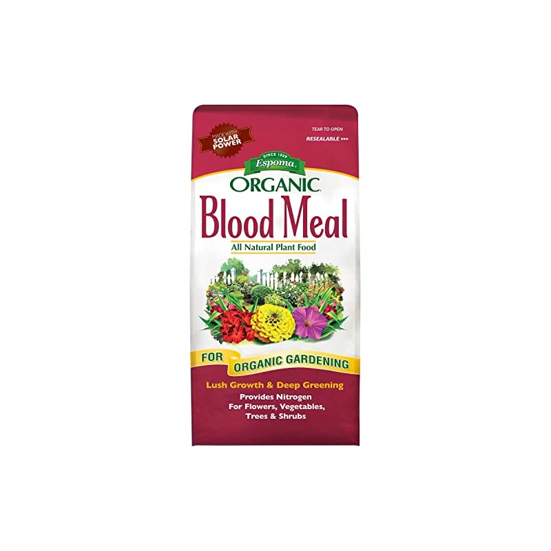 Espoma Organic Blood Meal Fertilizer 12-0-0 . All-Natural Plant Food