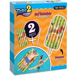 Mighty Mojo Fruit Popsicle Inflatable Pool Float Tube & Noodle 2-in-1 Floats Raft