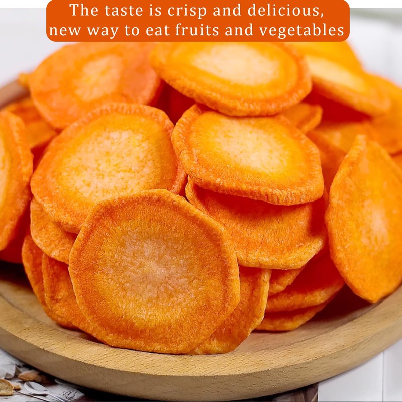 Carrot slices 7.05oz, vegetable dried instant carrot slices dried vegetables200g