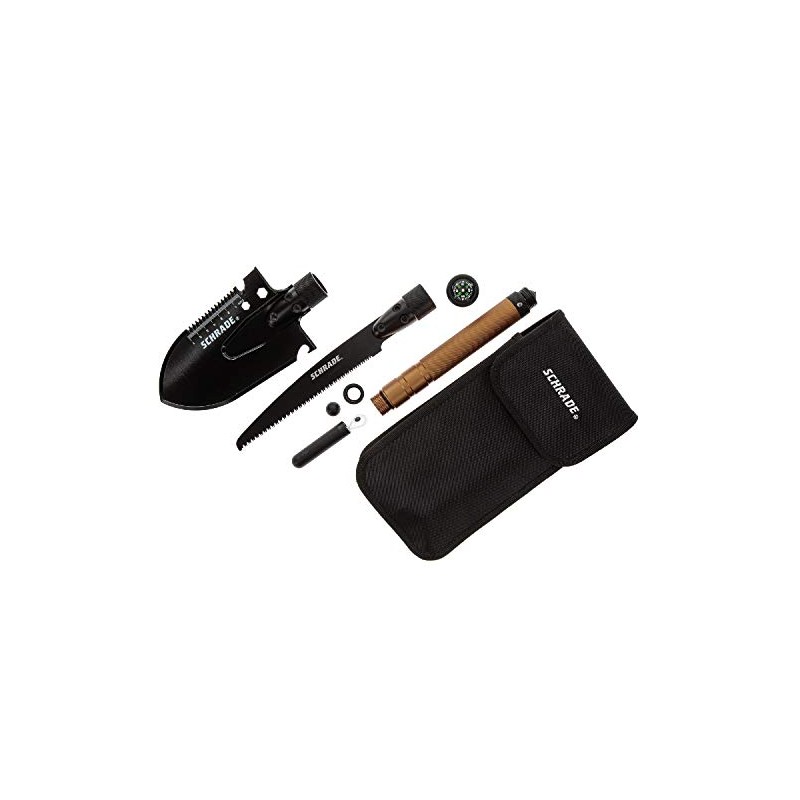 Schrade Frontier Shovel Saw Combo with 6.5" Shovel, 9" Saw