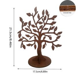 KASESSS Tree Branch Wood Jewellery Stand for Earring, Earring Storage Organiser, Earrings Display Stands, Earrings Holder Up to 32 Pairs, Jewellery Display Stand Holder for Hoop Dangle for Women Girl