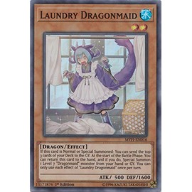 Yu-Gi-Oh! - Laundry Dragonmaid - MYFI-EN016 - Super Rare - 1st Edition - Mystic Fighters