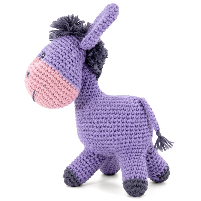 Gründl Crochet Set Cuddly Toy, Giraffe Gina, Donkey Eddy, Seal