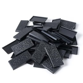 EasyPegs 30x60mm Textured Plastic Rectangular Bases Wargames Table Top Games 50 Count