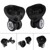 Dilwe Suitcase Wheel, Plastic Luggage Wheel PVC Luggage Replacement Uprade