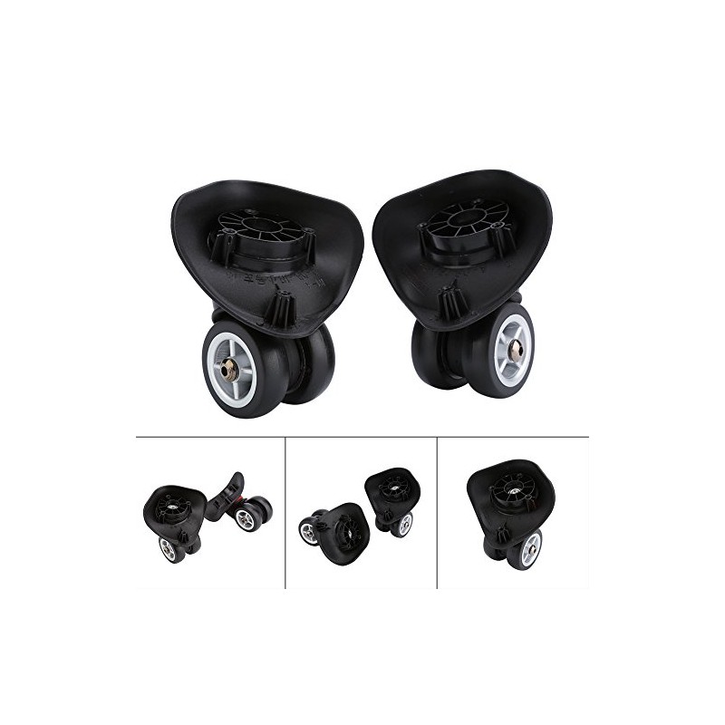 Dilwe Suitcase Wheel, Plastic Luggage Wheel PVC Luggage Replacement Uprade