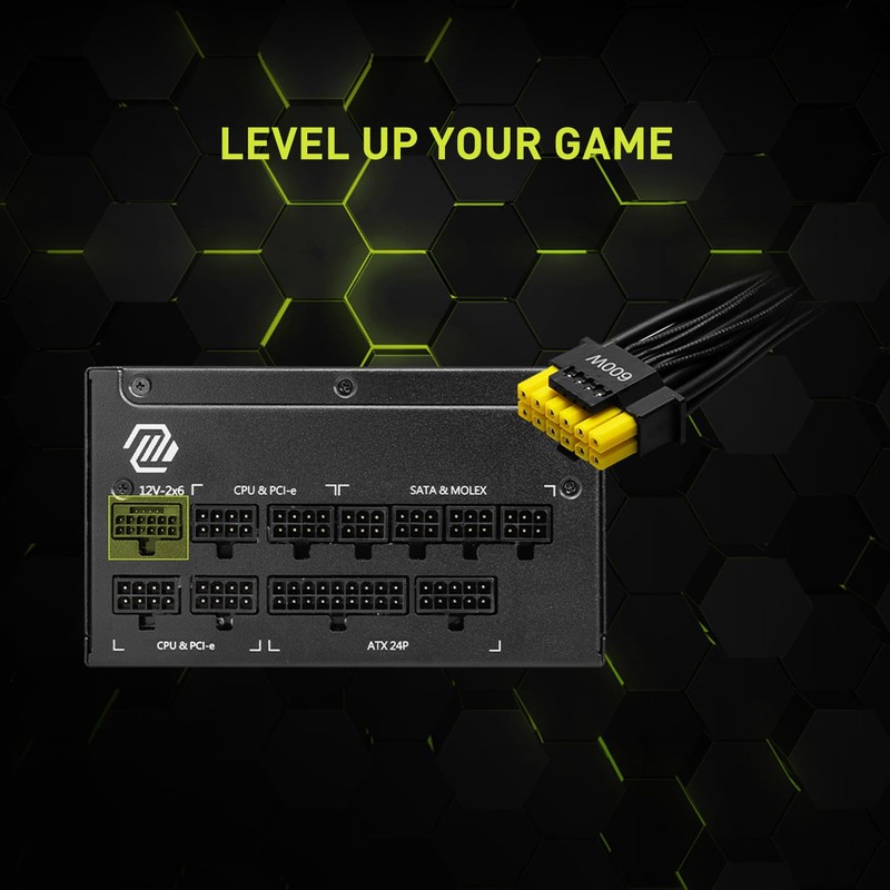 MSI MAG A1000GL PCIE 5 Gaming Power Supply - ATX