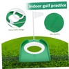 Mikinona 2pcs Golf Putting Cups with Flags Indoor Golf Practice