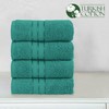 Elegant Comfort Three Line Popcorn Towel Set for Bathroom 16