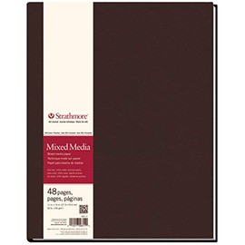 Strathmore (566-11 STR-566-11 48 Sheet No 90 Mixed Media Art Journal, 11 by 14", 11" x 14", White, 24 Count