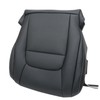 NLQR Driver Side Bottom Microfiber Leather Seat Cover Black Compatible