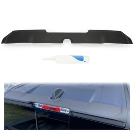 HECASA Cab Spoiler Roof Top Wing Compatible with 2019-2024 Dodge RAM 1500 Crew Cab Pickup Truck Roof Spoiler