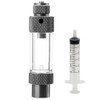 MiOYOOW CO2 Bubble Counter with Check Valve, Single Head Carbon