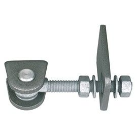 Gah-Alberts 411053 Gate Hinge / 180° Opening / Short Form / with Screws / Hot-Dip Galvanised / for Welding / M12 Thread