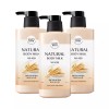 Happy Bath 해피바스 정말 순한 바디밀크 400ml 3개 Happy Bath