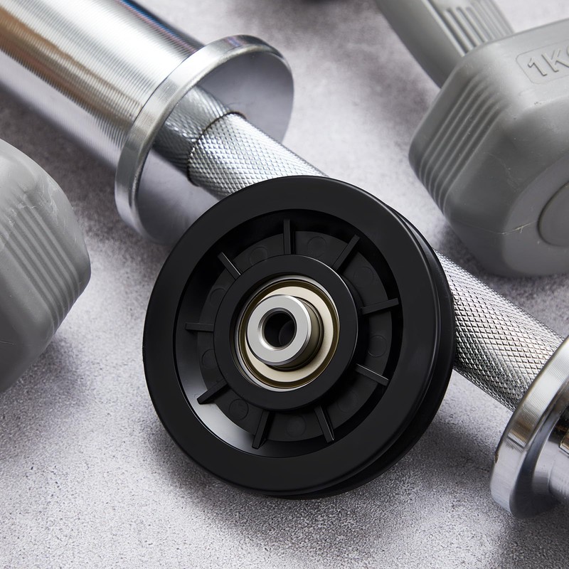 Soulchen 6 Pcs 6/8 Pcs 90mm/3.5" Universal Nylon Bearing Pulley-Wheel