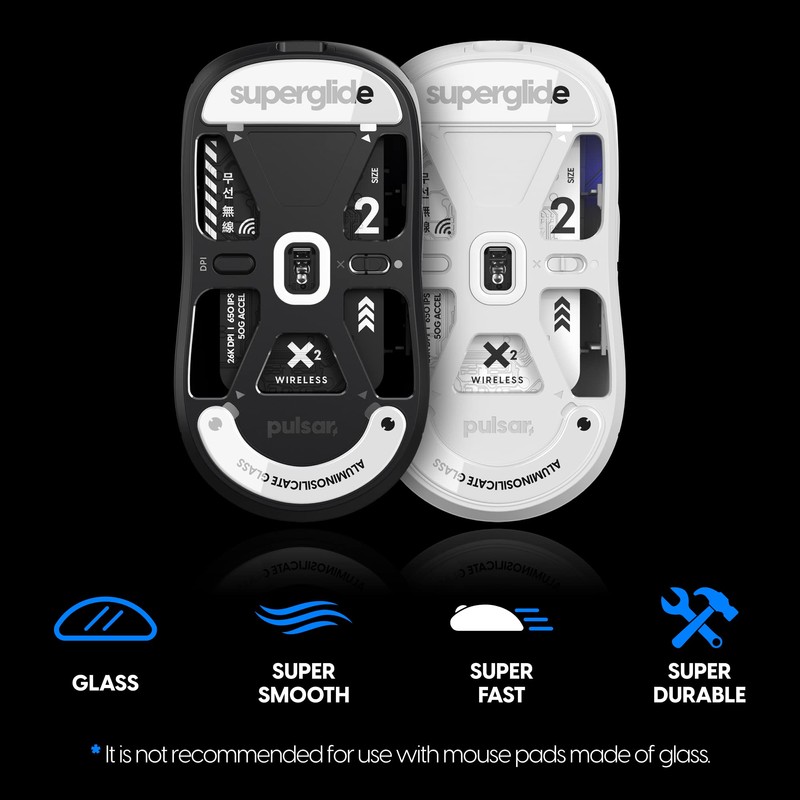 Superglide - Fastest and Smoothest Mouse Feet/Skates Made with Ultra