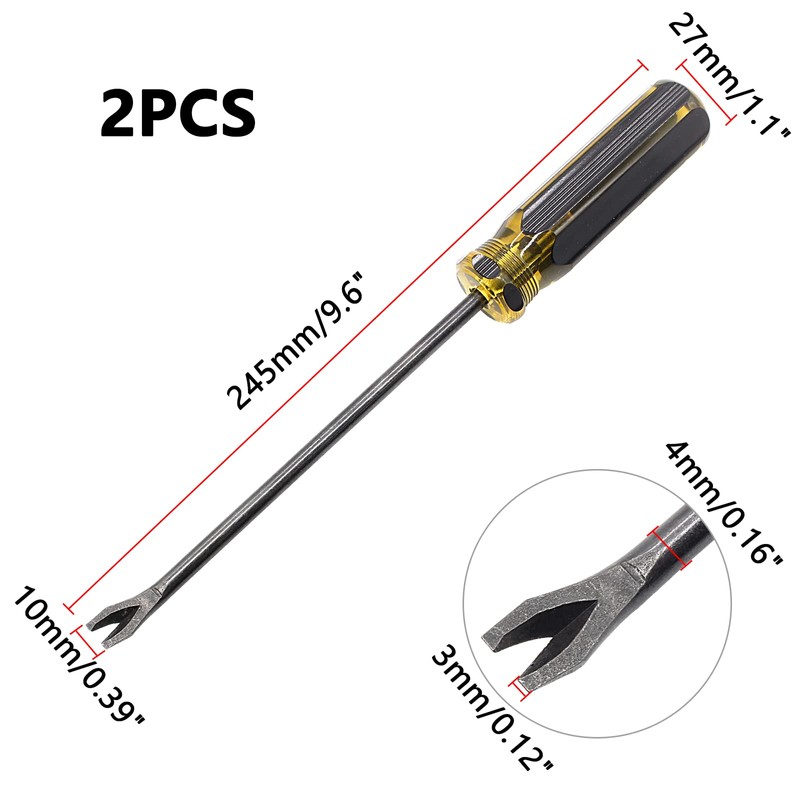 Coufce Tack Lifter, 3mm Nail Pullers, U Tip Nail Staple