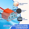 4PCS Headlight Pigtail Connector,Ceramic H4 9003 HB2 Wiring Harness Headlight