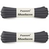 Puzeam 2 Pairs Oval Athletic Shoelaces 30 Colors 1/4" Half