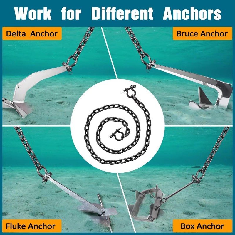 Deck Man Boat Anchor Chain 316 Stainless Steel Marine Grade