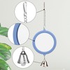 Pet Bird Mirror with Bell Interactive Parrot Toy Bird Cage