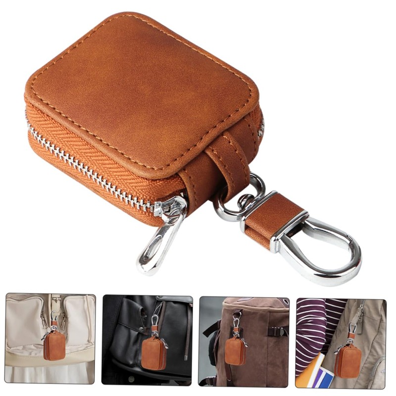 jojofuny Earbud Case Cover Keychain Clip Portable Earphone Holder Compatible