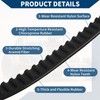X AUTOHAUX Go Kart Drive Belt for Hammerhead 80T TrailMaster