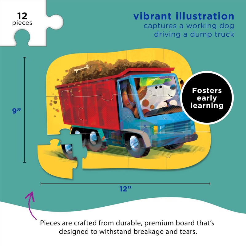 12-pc Mini Puzzle/Go Big Dog