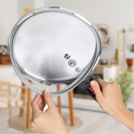 Schnellkochtopf Ersatzteil für WMF, Dichtungsring Schnellkochtopf 22 cm Sicherheitsventil für Schnellkochtopf Deckel Lebensmittelechter Gummiring（3 Teiliges Set）