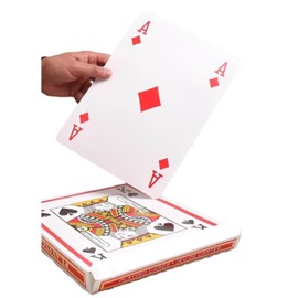 IMPACT Online Playing Cards Jumbo Magic Millionaire Magic Large Playing Cards (11.4 x 7.9 inches / 29 x 20 cm)