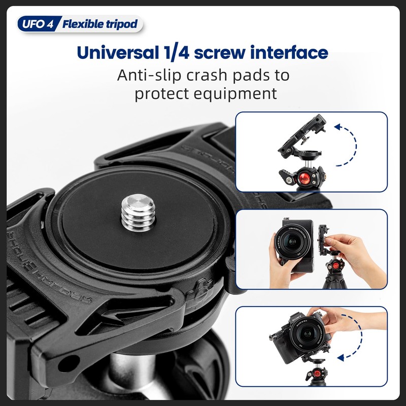 Fot💎 Flexible Tripod Mini Tripod Smartphone Tripod for Camera &