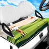 peacoblue Playing Golf Golf Cart Seat Covers, Towel Seat Cover