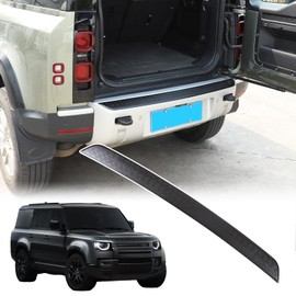 Bekantogy Car Rear Bumper Guard Trim Defender Exterior Kit Automotive Exterior Trim Bumper Guards Compatible with LR Defender 90 110 2020-2024 Models ABS Black (Glossy Black), Soft Material
