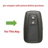 OTMIK Leather Car Key Case Cover Compatible with Toyota C-HR