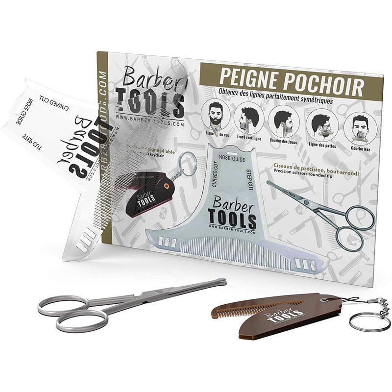 BARBER TOOLS ➤ kit/beard care set/beard set/beard and shaving cosmetics,