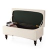 FUANGUI Ottoman Cover Stretch Storage Ottoman Bench Slipcover Jacquard Folding