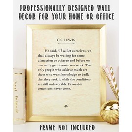 C.S. Lewis - If We Let Ourselves - 11x14 Unframed Typography Book Page Print - Great Gift for Historical, Biblical and Theologian Book Enthusiasts Under $15