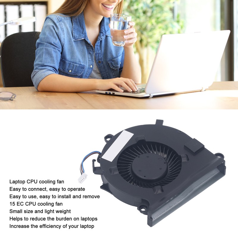 CPU Cooling Fan Replacement for HP for Pavilion 15 EC