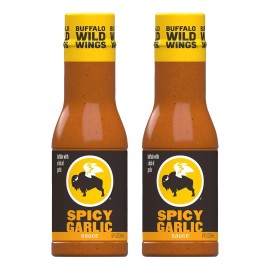 Buffalo Wild Wings (2 Pack) Buffalo Wild Wings Spicy Garlic Sauce, 12 fl. oz. Bottles