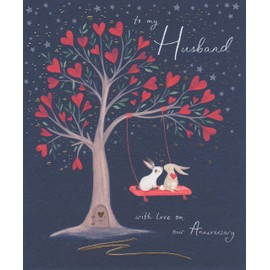 Woodmansterne Husband Anniversary Card