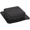 AIR VENT 85154 Square Aluminum Roof Vent, Black