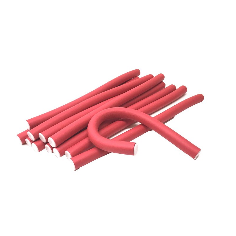 1/2” Diameter 9.5" Length Twist-flex Hair Roller Curling Rods –