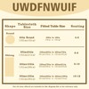 uwdfnwuif Geometrical Oval Tablecloth Farmhouse 60"x120" Waterproof Table Cloth Washable