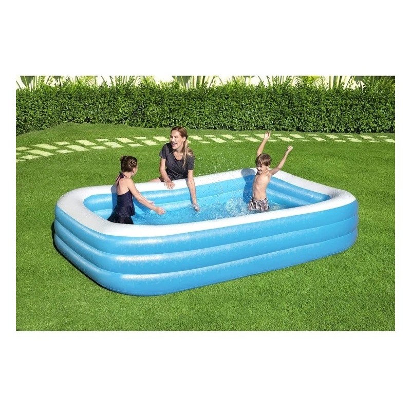 Bestway H2OGO 10' x 6' x 22" Deluxe Rectangular Family