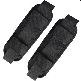 Removable Shuolder Strap Pad, Backpack Strap Cushion, Shuolder Straps Padding for Bags Guitar (Black, 2PCS)