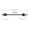 SurTrack HO-8046 CV Axle Shaft